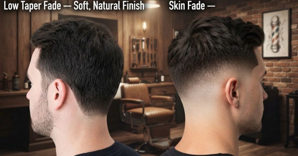 Low Taper Fade vs. Skin Fade: Which Is Better for Designs?