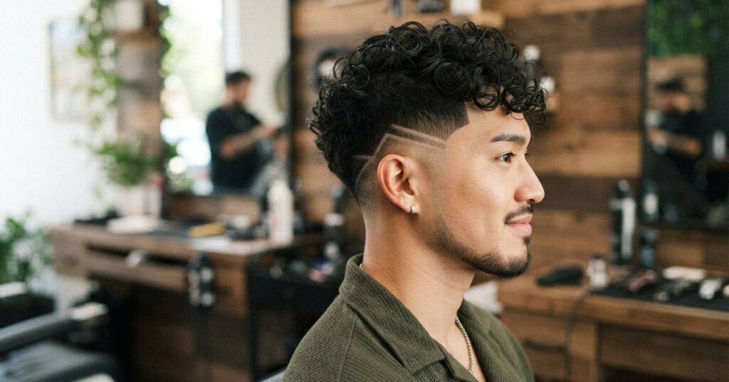 Low Taper Fade Designs for Curly Hair