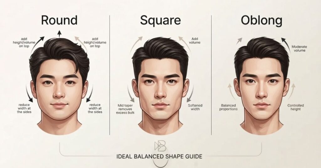 Best Mid Taper Fade Curly Hair by Face Shape