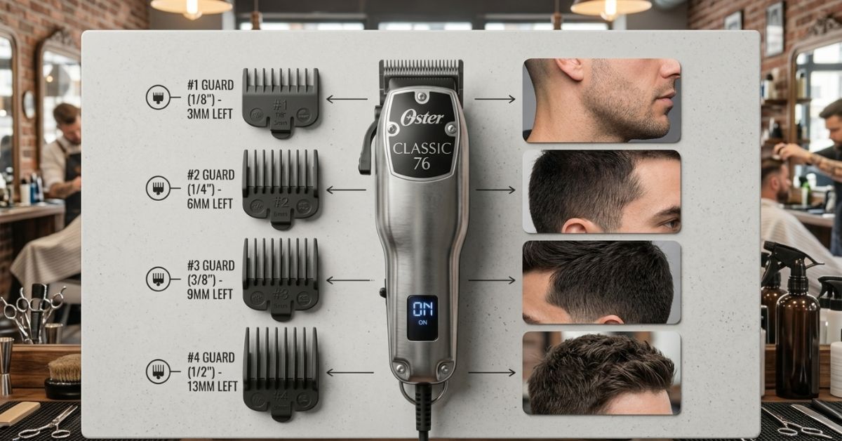 Classic taper clipper guard reference table
