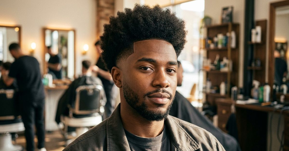 High Taper Fade Afro