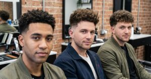 Low Taper Fade Curly Hair