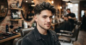 Low Taper Fade Long Hair